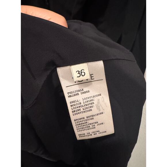 Tove MALENE DRESS black FR36/US4 - Picture 6 of 8